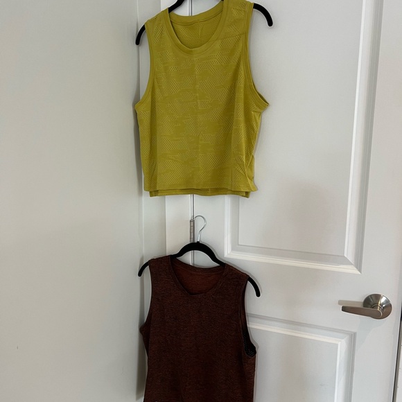 lululemon athletica Tops - Two lululemon muscle crop tops
